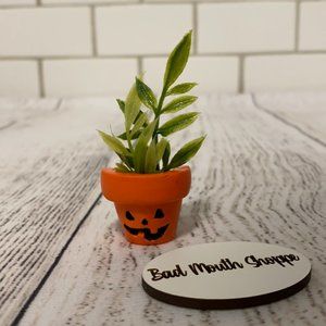 *Dulce Calaveritas Spooky Plant Jack O Lantern Pumpkin Planter Pin